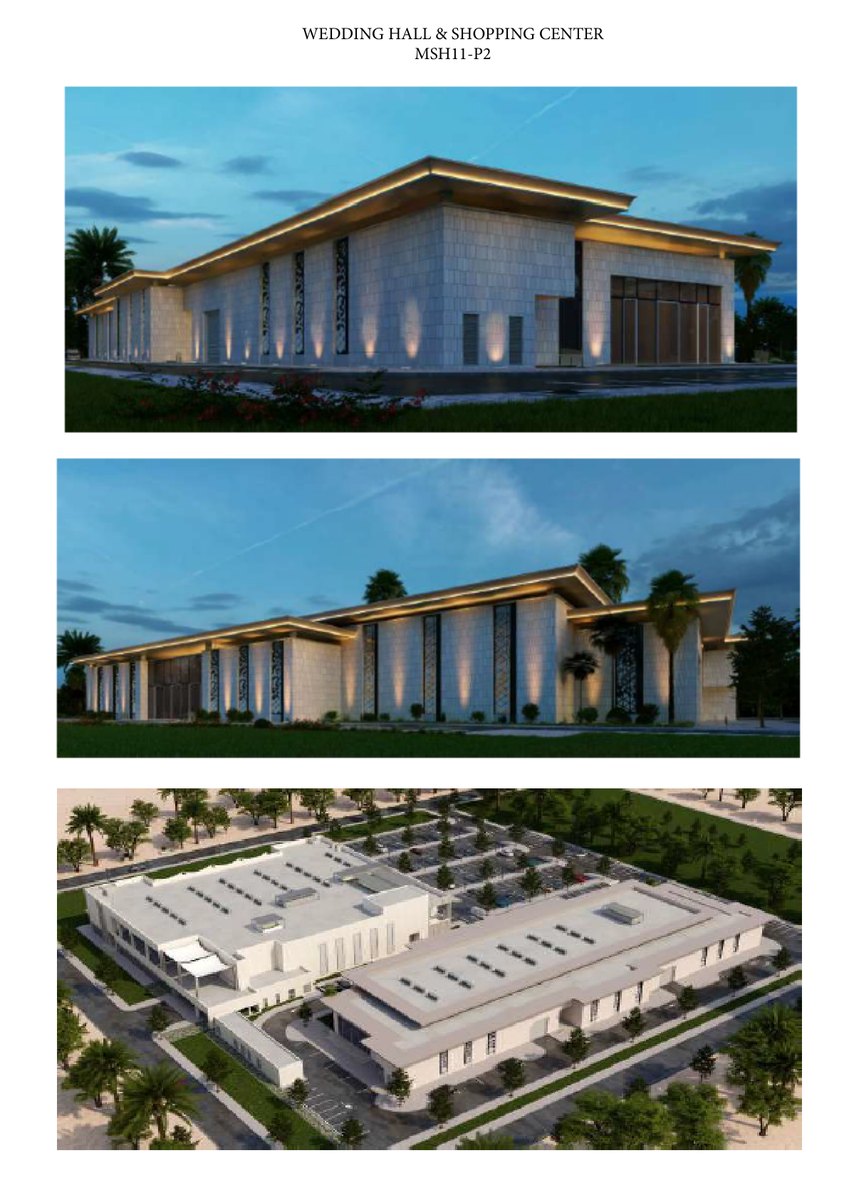 Wedding hall and shopping centre